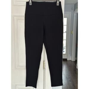 EUC Lumiere Black Leggings Ponte Pants/Leggings High Rise Sz Med Thick Comfy